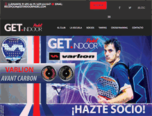 Tablet Screenshot of getindoorpadel.com